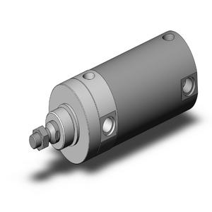 SMC VALVES NCGNN63-0200 Zylinder mit rundem Körper, 63 mm Größe, doppeltwirkend | AM9MMR