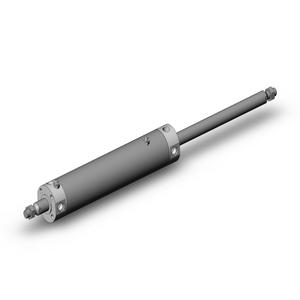 SMC VALVES NCGWBA50-0800 Zylinder mit rundem Körper, 50 mm Größe, Doppelstange | AN2AQL