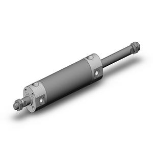 SMC VALVES NCGWBN25-0200 Zylinder mit rundem Körper, 25 mm Größe, Doppelstange | AN2AQM