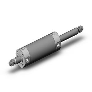 SMC VALVES NCGWBN50-0300 Zylinder mit rundem Körper, 50 mm Größe, Doppelstange | AN2AQN