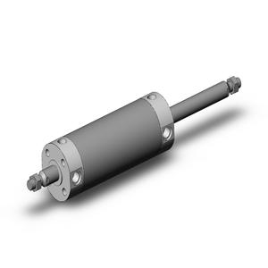 SMC VALVES NCGWBN63-0400 Zylinder mit rundem Körper, 63 mm Größe, Doppelstange | AM7TBX
