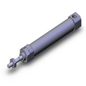 SMC VALVES NCJ2B10-100S Zylinder mit rundem Körper, 10 mm Größe, einfachwirkend | AM3JWL