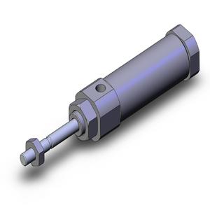 SMC VALVES NCJ2B16-050T Zylinder mit rundem Körper, 16 mm Größe, einfachwirkend | AL7MFA