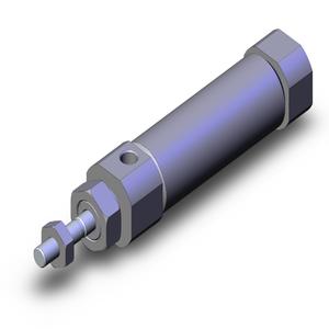 SMC VALVES NCJ2B16-100R Zylinder mit rundem Körper, 16 mm Größe, doppeltwirkend | AL4KBX