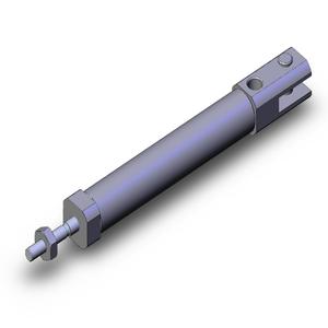 SMC VALVES NCJ2D10-100S Zylinder mit rundem Körper, 10 mm Größe, einfachwirkend | AL8ZHN