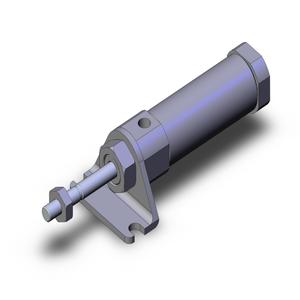 SMC VALVES NCJ2L16-050T Round Body Cylinder, 16 mm Size, Single Acting | AL9LQT