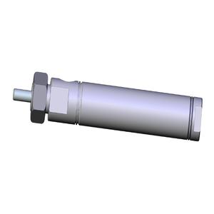 SMC VALVES NCMB088-0200 Zylinder mit rundem Körper, 7/8 Zoll Größe, doppeltwirkend | AL3ZNT