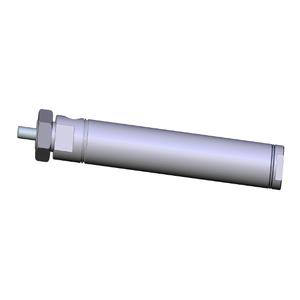 SMC VALVES NCMB088-0400 Zylinder mit rundem Körper, 7/8 Zoll Größe, doppeltwirkend | AM8EXR