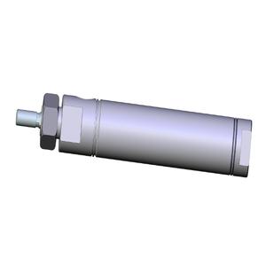 SMC VALVES NCMB106-0200C Round Body Cylinder, 1 1/16 Inch Size, Double Acting | AL8URH
