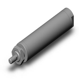 SMC VALVES NCMB106-0200S Zylinder mit rundem Körper, 1 1/16 Zoll Größe, einfachwirkend | AL3ZPC