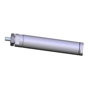 SMC VALVES NCMB106-0500 Zylinder mit rundem Körper, 1 1/16 Zoll Größe, doppeltwirkend | AL4KBZ