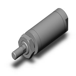 SMC VALVES NCMB125-0050S Zylinder mit rundem Körper, Größe 1.25, einfachwirkend | AN2UNH