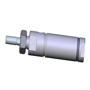 SMC VALVES NCMB125-0100 Round Body Cylinder, 1.25 Inch Size, Double Acting | AL3ZPF