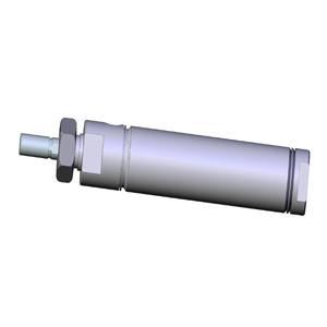 SMC VALVES NCMB125-0300 Round Body Cylinder, 1.25 Inch Size, Double Acting | AL3ZPN