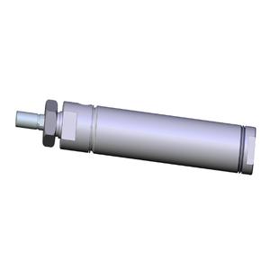 SMC VALVES NCMB125-0400 Round Body Cylinder, 1.25 Inch Size, Double Acting | AL4MNT