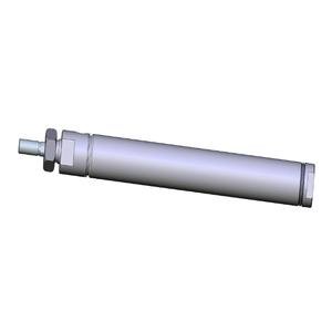 SMC VALVES NCMB125-0700 Zylinder mit rundem Körper, 1.25 Zoll Größe, doppeltwirkend | AL9ZVV