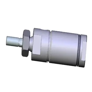 SMC VALVES NCMB150-0050 Round Body Cylinder, 1.5 Inch Size, Double Acting | AL3ZPQ