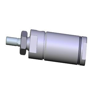 SMC VALVES NCMB150-0100C Zylinder mit rundem Körper, 1.5 Zoll Größe, doppeltwirkend | AL4KNY