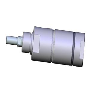 SMC VALVES NCMB200-0050 Zylinder mit rundem Körper, 2.0 Zoll Größe, doppeltwirkend | AL7YYL