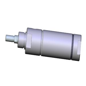 SMC VALVES NCMB200-0200 Zylinder mit rundem Körper, 2.0 Zoll Größe, doppeltwirkend | AL7YYP