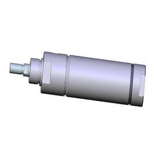 SMC VALVES NCMB200-0300 Round Body Cylinder, 2.0 Inch Size, Double Acting | AM8EWN