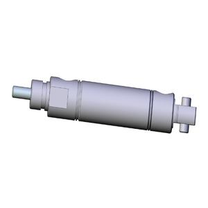 SMC VALVES NCMC075-0050C Zylinder mit rundem Körper, 75 Zoll Größe, doppeltwirkend | AM8EVK