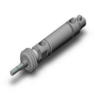 SMC VALVES NCMC075-0050K Zylinder mit rundem Körper, Größe 75, doppeltwirkend | AN9YQX