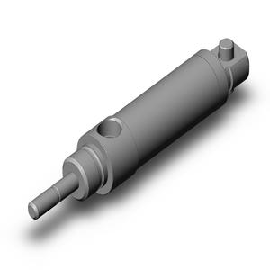SMC VALVES NCMC075-0050T Zylinder mit rundem Körper, 75 Zoll Größe, einfachwirkend | AL3ZQC