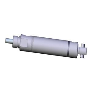 SMC VALVES NCMC075-0100 Zylinder mit rundem Körper, 75 Zoll Größe, doppeltwirkend | AL3ZQD