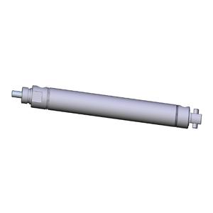 SMC VALVES NCMC075-0500 Round Body Cylinder, .75 Inch Size, Double Acting | AL4LQK