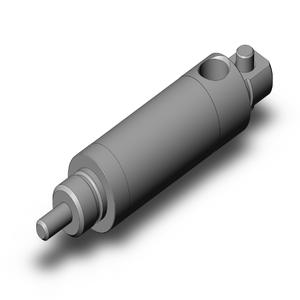 SMC VALVES NCMC088-0050CS Round Body Cylinder, 7/8 Inch Size, Single Acting | AL3ZQM