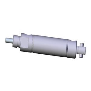 SMC VALVES NCMC088-0100C Round Body Cylinder, 7/8 Inch Size, Double Acting | AM2LUJ