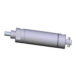 SMC VALVES NCMC106-0200C Zylinder mit rundem Körper, 1 1/16 Zoll Größe, doppeltwirkend | AL7FKL