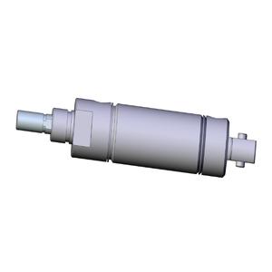 SMC VALVES NCMC125-0100C Round Body Cylinder, 1.25 Inch Size, Double Acting | AL7FKM