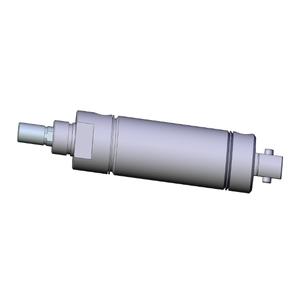 SMC VALVES NCMC125-0200 Zylinder mit rundem Körper, 1.25 Zoll Größe, doppeltwirkend | AL4KBE