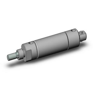 SMC VALVES NCMC125-0200C-XC6 Zylinder mit rundem Körper, 1.25 Zoll Größe | AM4CWF