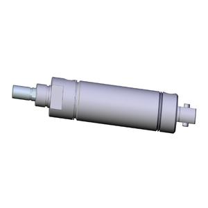 SMC VALVES NCMC125-0200C Zylinder mit rundem Körper, 1.25 Zoll Größe, doppeltwirkend | AL4WVY