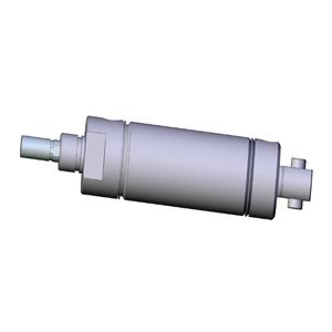 SMC VALVES NCMC150-0200 Zylinder mit rundem Körper, 1.5 Zoll Größe, doppeltwirkend | AL3ZRP