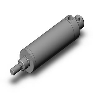 SMC VALVES NCMC150-0200S Zylinder mit rundem Körper, 1.5 Zoll Größe, einfachwirkend | AL3ZRQ