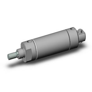 SMC VALVES NCMC150-0250-XC6 Zylinder mit rundem Körper, 1.5 Zoll Größe | AM2NXA