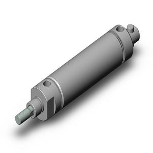 SMC VALVES NCMC150-0350 Zylinder mit rundem Körper, 1.5 Zoll Größe, doppeltwirkend | AM8QYU