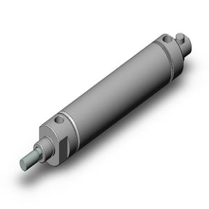 SMC VALVES NCMC150-0450C Zylinder mit rundem Körper, 1.5 Zoll Größe, doppeltwirkend | AN2AWY