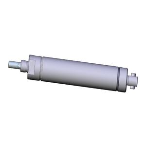 SMC VALVES NCMC150-0500C Round Body Cylinder, 1.5 Inch Size, Double Acting | AL4JHB