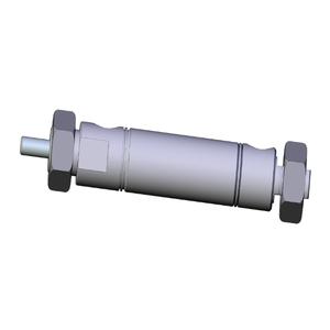 SMC VALVES NCME075-0050C Zylinder mit rundem Körper, 75 Zoll Größe, doppeltwirkend | AL7FKQ