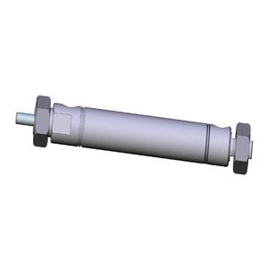 SMC VALVES NCME075-0200C Zylinder mit rundem Körper, 75 Zoll Größe, doppeltwirkend | AL9LPU