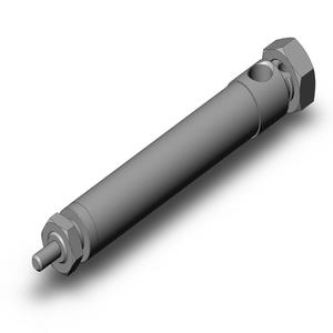 SMC VALVES NCME075-0200S Zylinder mit rundem Körper, 75 Zoll Größe, einfachwirkend | AN2AXU