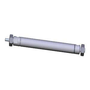 SMC VALVES NCME075-0500 Round Body Cylinder, .75 Inch Size, Double Acting | AL8UXL