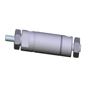 SMC VALVES NCME106-0050C Round Body Cylinder, 1 1/16 Inch Size, Double Acting | AL7FKR
