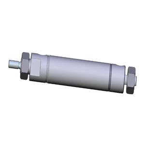 SMC VALVES NCME106-0200 Round Body Cylinder, 1 1/16 Inch Size, Double Acting | AK8NRJ