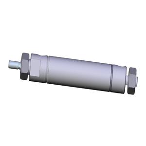 SMC VALVES NCME106-0200C Round Body Cylinder, 1 1/16 Inch Size, Double Acting | AM4CTU